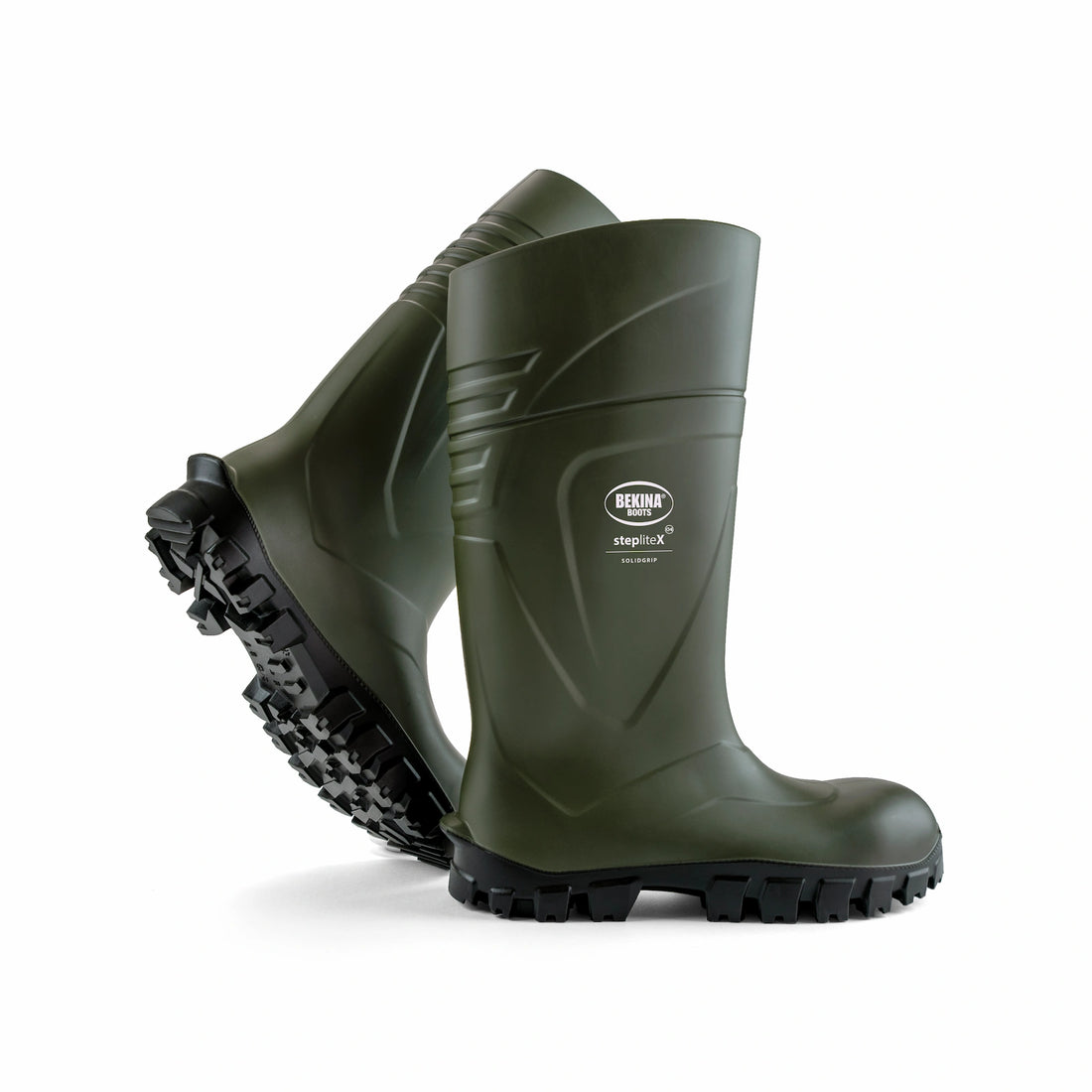 BOTAS BEKINA VERDE SIN PUNTERA